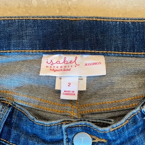 Isabel Maternity Distressed Jeggings - Picture 3 of 8